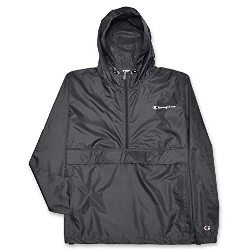 Tall T ANORAK WINDBREAKER ブラック　激レア Amazon.com: Champion Big and Tall Rain Jacket - Hoodie Anorak